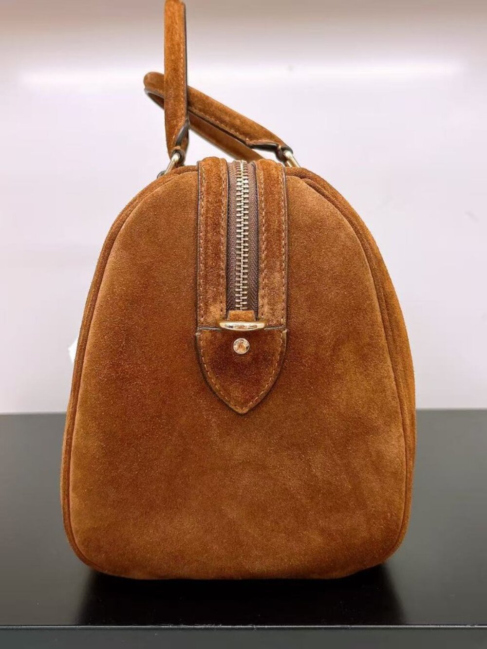 NWT Coach Rowan Large Satchel Bag CET42 suede - Picture 5 of 11